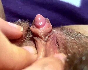 Can you handle this huge clit jerking to gushing orgasm closeup?