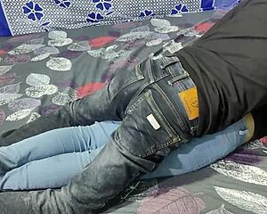 Step Son Pounds Stepmom Ass Doggystyle! Desi Ranch Anal Creampie!