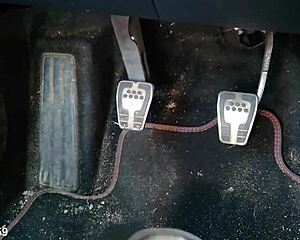 Pumping Feet In Birkenstocks Up Close