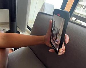 Heart-pounding thrill as influencer sucks big cock for followers' eyes only