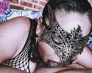 so i gave my stepdad this exquisite deepthroat blowjob gagging on his cock for 10 minutes straight without stopping