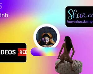 Skinny teen's mouth overflows with leaked milk surprise