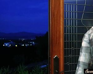 the alluring milf mounts cock in cowgirl pose taking deep pounding