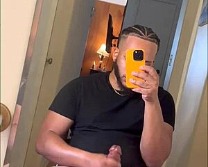 Watch This Handsome Bodybuilder Edge His Monster Cock On Facetime To You!