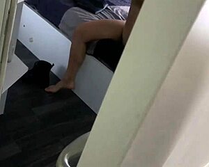 Stepsis caught me spying then sat on my cock doggystyle