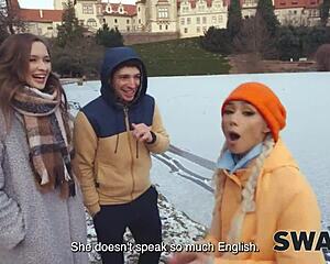 😏 sunday pickup wife swap threesome with hot latina monster cock in bed 👨‍👩‍👦💦