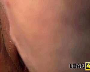 dirty czech wife seduces in office game with stockings and hardcore sex