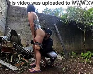 i spotted hot brazilian brunette on street and took her to construction site. bareback banged her big ass with monster cock rough