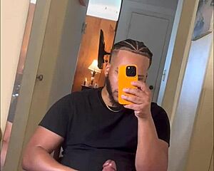 Watch This Handsome Bodybuilder Edge His Monster Cock On Facetime To You!