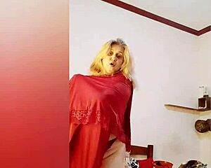 Stelastill's Big Natural Tits Blonde Milf in Lingerie