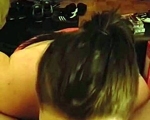 Chubby Sri Lankan housewife slurps deepthroat gags on cock like total fat slut whore