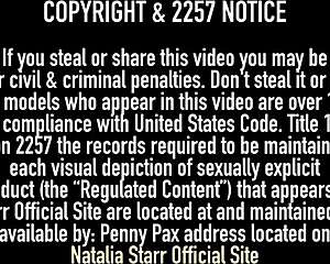 natalia starr fingers her big clit and pussy lips in lingerie