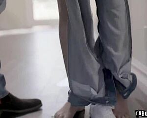 daddy's old cock pounds kendra spade's asian pussy after sloppy blowjob and hairy muff dive!!!