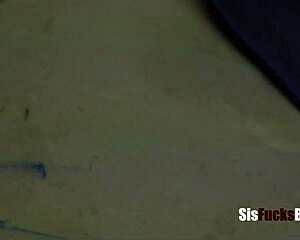 Little sis gets blindfolded and fucked hard by stepbro in sneaky petite encounter