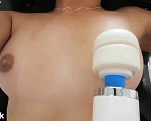 big cock destroys angel gostosa's tight pussy testing her birthday toy creampie