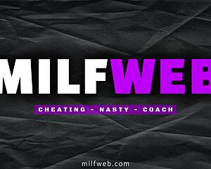 College Milf Coach Craves Players' Thick Protein Shake Now!