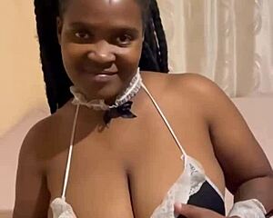 Ever wonder how a naughty maid's huge ebony ass shakes when she twerks seductively?