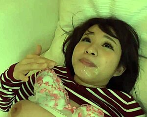 asian amateur big tits babe toys blowjob creampie full fuck