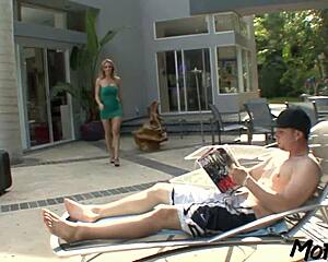 busty MILF MOMMY RIDES FATHER-IN-LAW'S MONSTER COCK then CUM ON TITS explosion