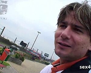 luana gaúcha gets approached by don picone takes cash to strip naked outdoors