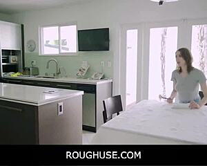 Stepdad Uses Free Use On Teen London Rose And Tristan Summers Right In Front Of Stepmom!