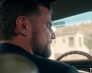 wanna see this huge tits latina housewife lick stranger cock public with hubby watching?