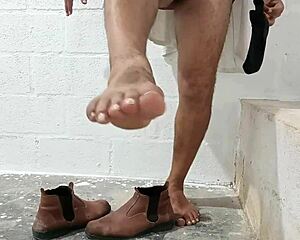 Yuri Gaúcho's huge Brazilian bear cock throbs for tight ass pounding pov.