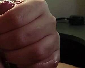Young stud's monster cock erupts massive cum blasts solo