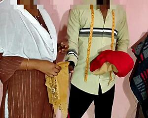 desi bhabhi bends for tailor after his hand slips into her wet pussy