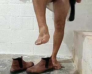 Yuri Gaúcho's huge Brazilian bear cock throbs for tight ass pounding pov.