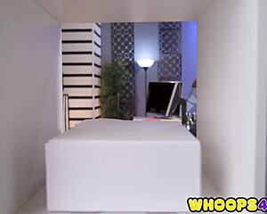 whoa assistant uncovers chubby milf boss vibrator hidden deep at office work spot