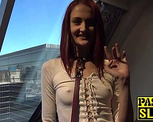 Heart races watching redhead teen Andi Rye rub her solo pussy