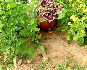 Everbest brutally fucks big tits Indian aunty in painful outdoor forest sex