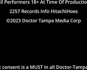 Doctor Tampa Forces Handcuffed Slut Patient to Cum from Hitachi Vibrator Orgasms in Hospital!