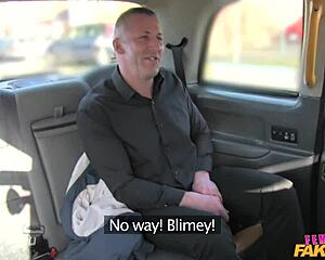 hey british milf, rim that passenger's ass in the taxi... fingering too