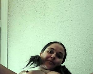 Hey, watch Emy Angel stroke her petite tight pussy up close