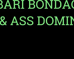 shibari bound slut's mouth and ass fisted dominated by femdom strapon