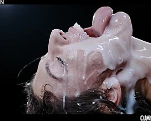 Horny Fanta Sie Begs for Cumflation - Steve Fills Her Ass and Pussy Dripping!