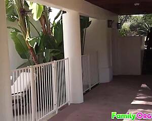 I can't stop riding my thief stepdaddy's cock after he caught me, family orgasm hits so hard