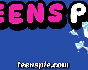 Shy teen girlfriend sona bella catches her bff aria banks as cum dumpster creampie slut