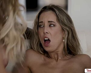 oh damn keep licking my shaved pussy like that forever