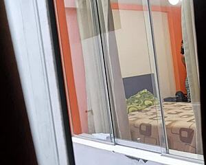 Colombian Neighbor BABE RIDES Her Boyfriend's COCK HARD in Secret Voyeur Fuck Under Skirt