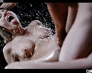 Horny Fanta Sie Begs for Cumflation - Steve Fills Her Ass and Pussy Dripping!