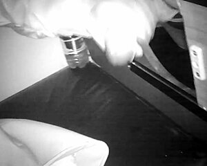 Glory hole fun with girlfriend crossdressing for thick cock