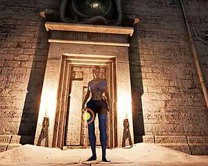 lara croft takes huge monster cocks anal gangbang creampie in hentai 3d game animation