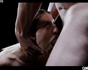 Horny Fanta Sie Begs for Cumflation - Steve Fills Her Ass and Pussy Dripping!