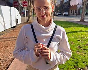 teacher bends me over for anal assfucking creampie gape in stockings tight pussy pound uhh!