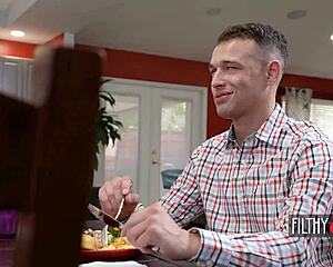 dad, wanna fuck my girlfriend violet gems with me this thanksgiving?