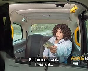 curly ebony slut, wanna blow me in this taxi for cash or walk?