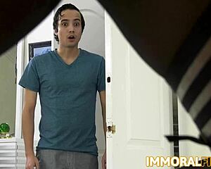 osa lovely cougar brings stepdaughter's boyfriend home for intense fucking